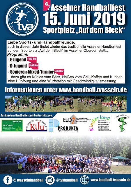 Das Plakat zum Turnier.