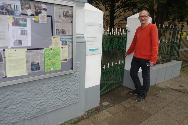 Aufbäumen beim Klimawandel und mehr. Arndt Sauer, Leiter Mehrgenerationenhaus, liegt einiges schwer im Magen...