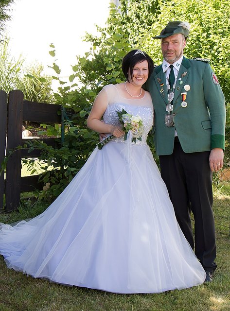 amtierendes Köngspaar 2018-2019:Olaf und Jana Kösling, Kompanie Dinschede