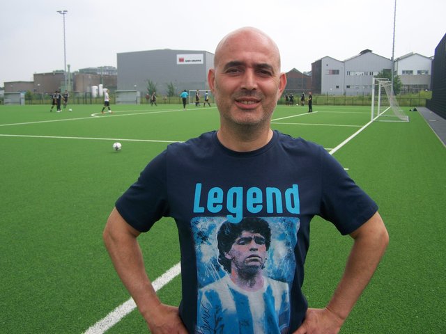 Ibrahim Filinte, Trainer der 1. Mannschaft von DJK Juspo Essen - West Saison 2018/19
