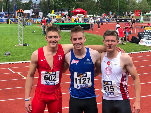 Tim Eikermann, Stefan Volzer, Marius Lewald
U23 DM Wetzlar