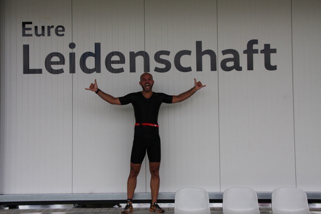 Patrick Kodjayan bei seiner Leidenschaft Triathlon