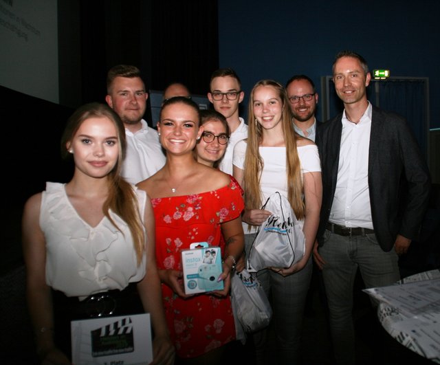 Gemeinsammit der Stromag GmbH aus Unna und der Bayer AG aus Bergkamen belegte das Team der Sparkasse UnnaKamen den dritten Platz. Foto: Böinghoff