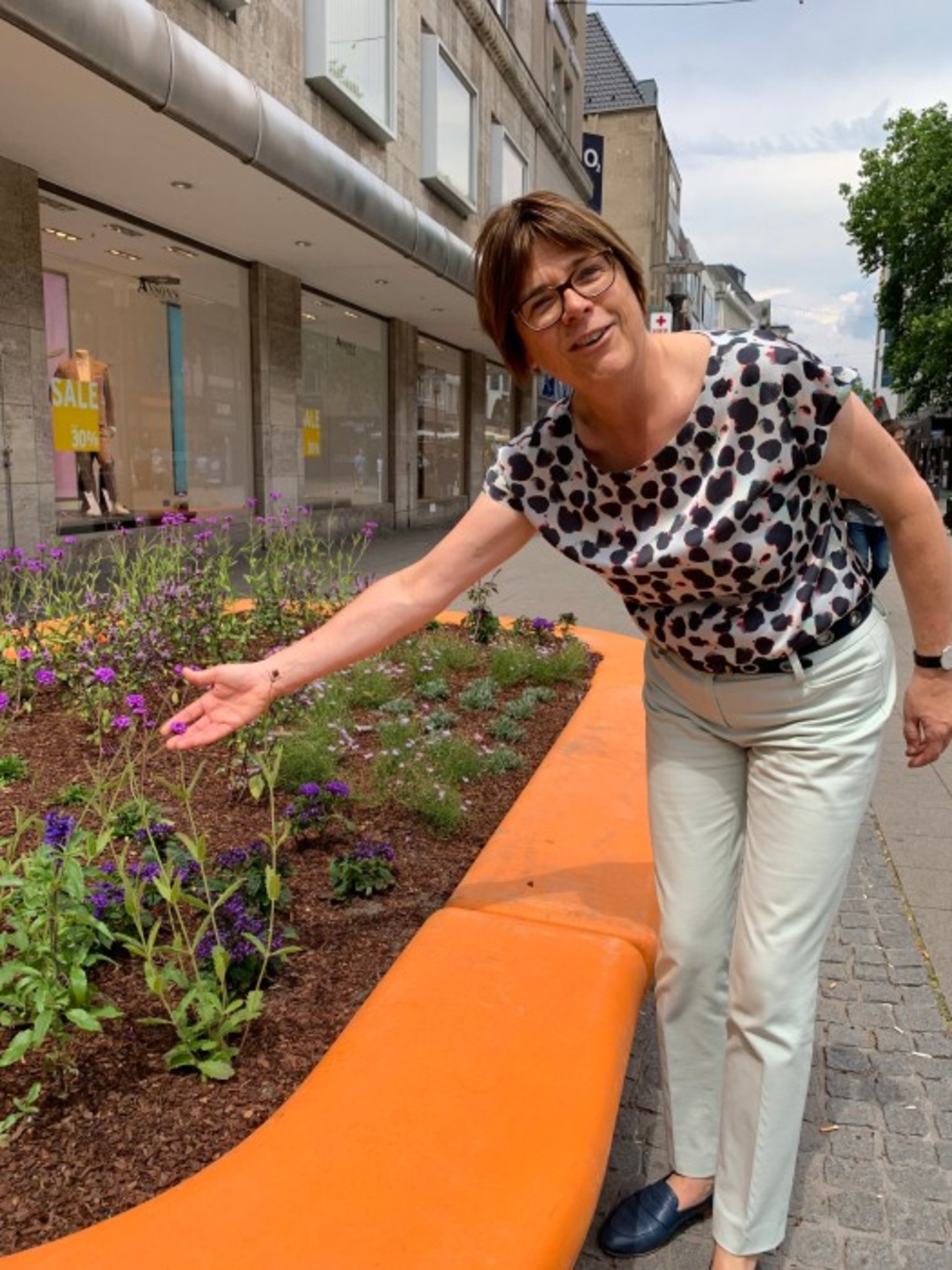 15 Grüne Inseln: Pflanzgefäße mit Sitzgelegenheiten im Essener