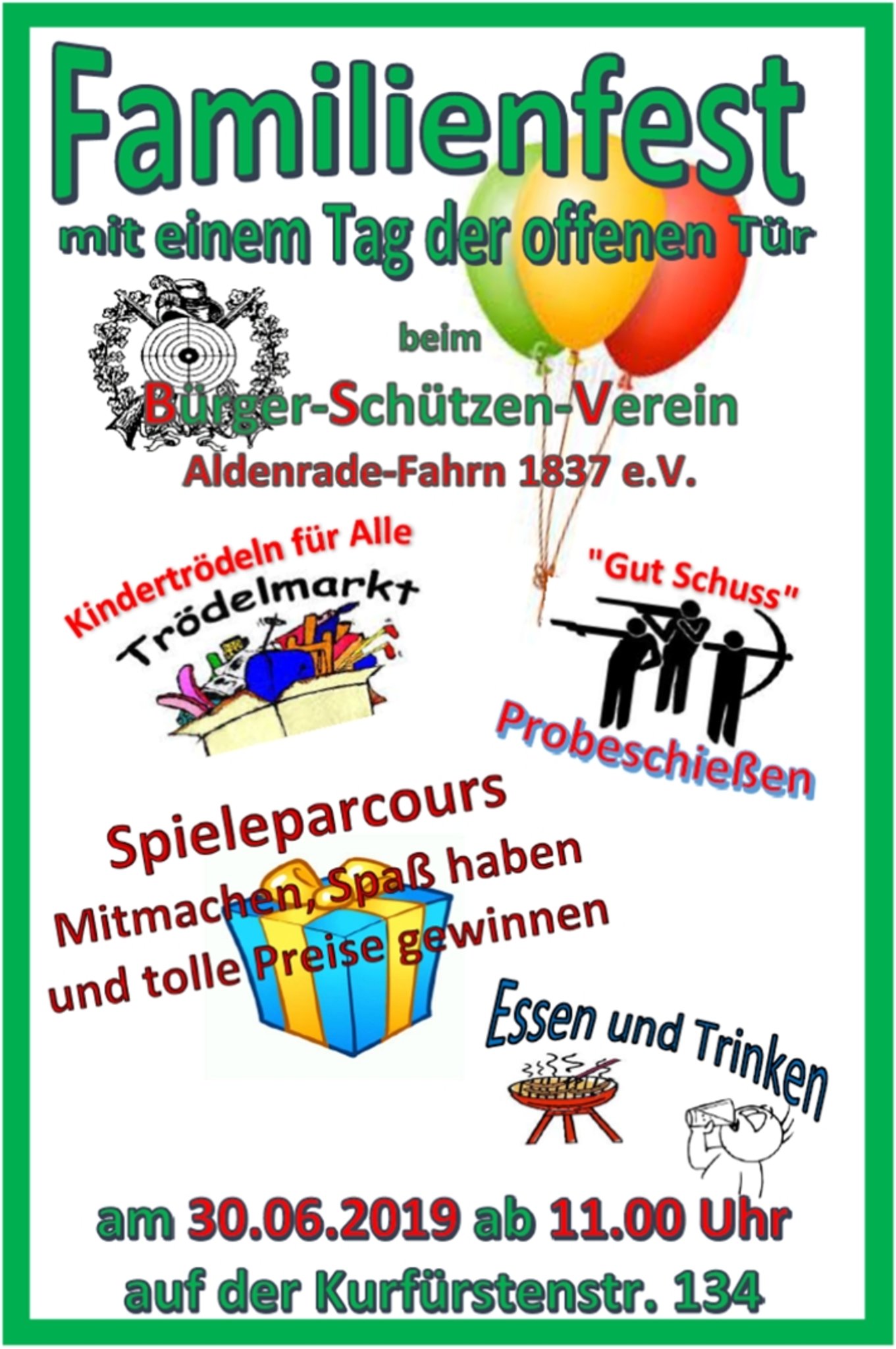 Spiele Spa Und Kindertr del Familienfest Beim BSV Aldenrade Fahrn 