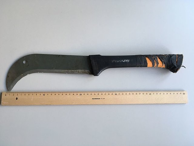 Die sichergestellte Machete_(c)Landeshauptstadt Düsseldorf, Ordnungsamt
