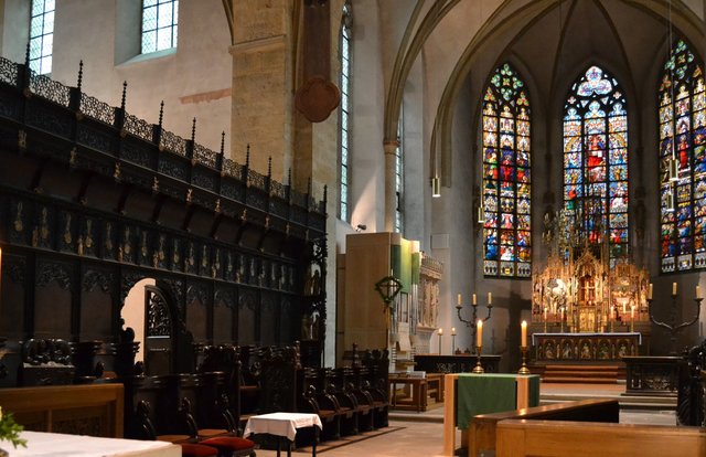 Ein Blick ins Innere der Stiftskirche.