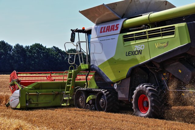 Gerste dreschen! - Kleve