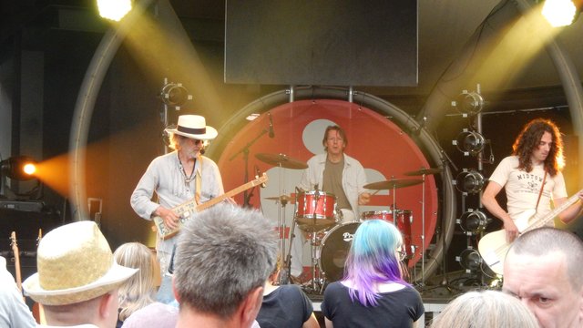Friedel Geratsch & Garage 3 bei Bochum Total am 06.07.2019. Foto: Ulli Engelbrecht.