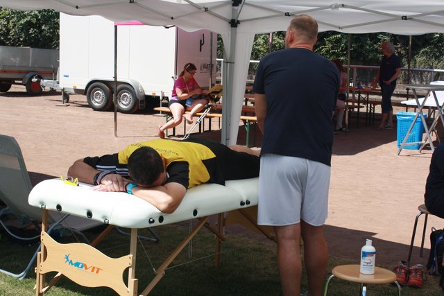 Wollverdiente Massage!