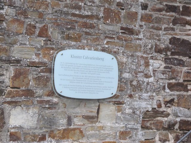 Kloster Calvarienberg an der Strecke!