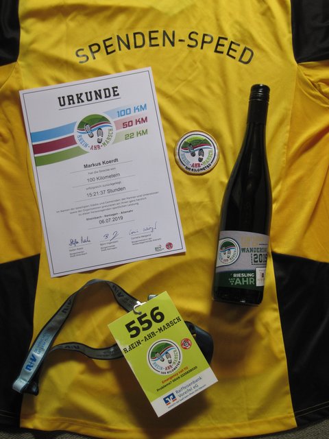 Verdienter Lohn Ahrwein!