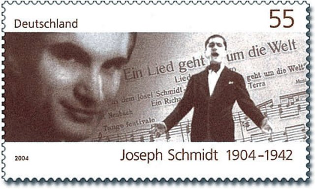 Diese Briefmarke erinnert an Joseph Schmidt
