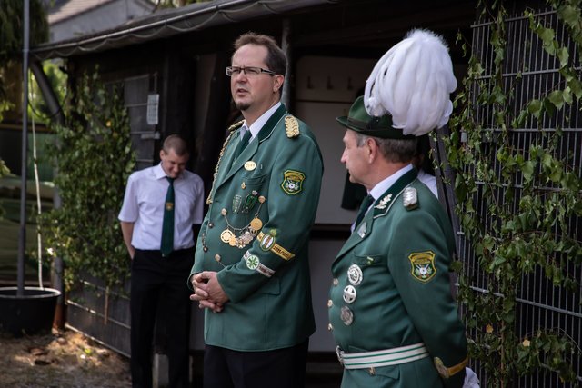 Der 1. Brudermeister Marcus Bause war mit dem Verlauf mehr als zufrieden. | Foto: Carina Wegner