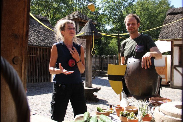 Museumsleiterin Diana Finkele (l.) und Museumspädagoge Patrick Bohndörfer.