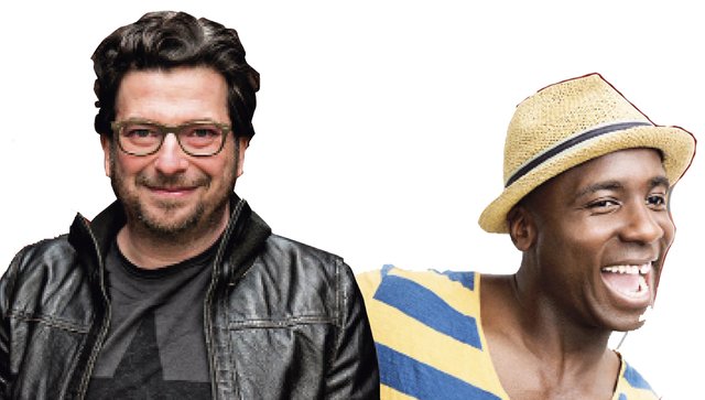 Hennes Bender und Dave Davis starten einen Angriff auf die Lachmuskeln des Publikums.