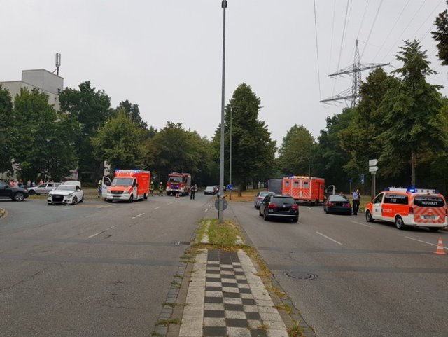 Verkehrsunfall Hans - Böckler - Allee