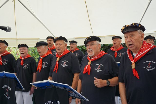 Zum zehnten Mal zu Gast: der Shanty-Chor des MGV Hasslinghausen