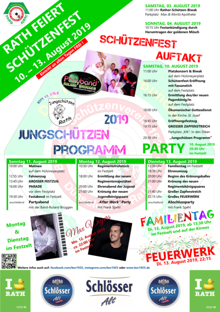 Das Rather Schützenfest bietet ein abwechslungsreiches Programm.