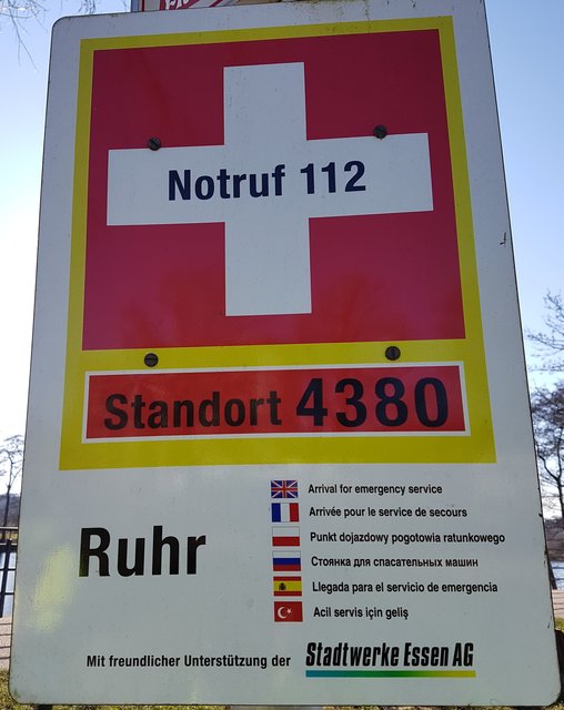 RuSIS-Schild Foto: Feuerwehr Essen