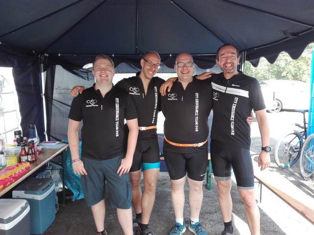 Das 4er-Team des OTV