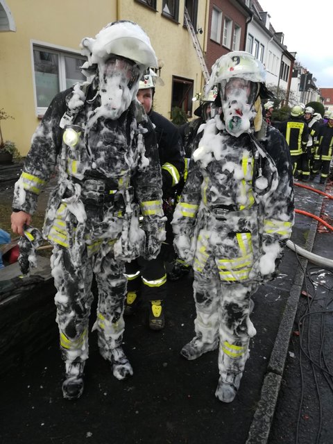 Schaumschläger sind die ehrenamtlichen Feuerwehrleute vom Löschzug 24 keinesfalls! | Foto: Freiwillige Feuerwehr Asseln