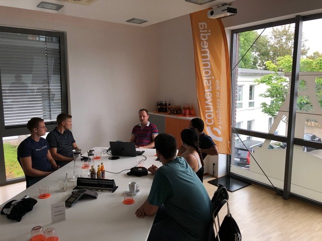 Bei ihrer Unternehmertour 2019 besuchte die Junge Union Dinslaken auch das Unternehmen conversionmedia.