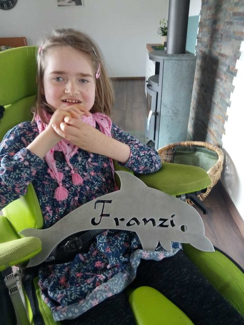 Die 9-jährige Franzi aus Eisborn ist an dem RETT-Syndrom erkrankt.