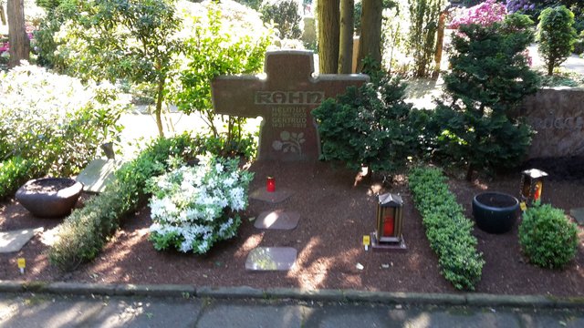 Das Grab des Helden von Bern auf dem Margaretenfriedhof in Frohnhausen.