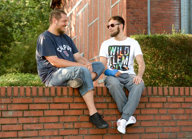 Denis Kucza und Florian Schmidt, alias Cincio & Effektiv, treten am nächsten Wochenende bei "Essen Original" auf.
