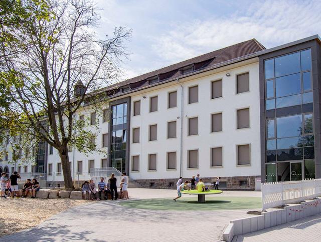 Die Gesamtschule Seilersee ist am Mittwoch pünktlich zum Schuljahresbeginn in Betrieb gegangen. Foto: Stadt