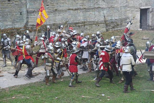 Kölner gegen Soester - im Nahkampf erleiden beide Seiten viele Verluste. | Foto: Jutta Niggemeier