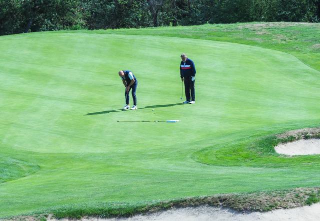 Beim 16. Förderturm Charity Golf Cup auf der landschaftlich überaus reizvollen Anlage. 
Foto: Debus-Gohl 
