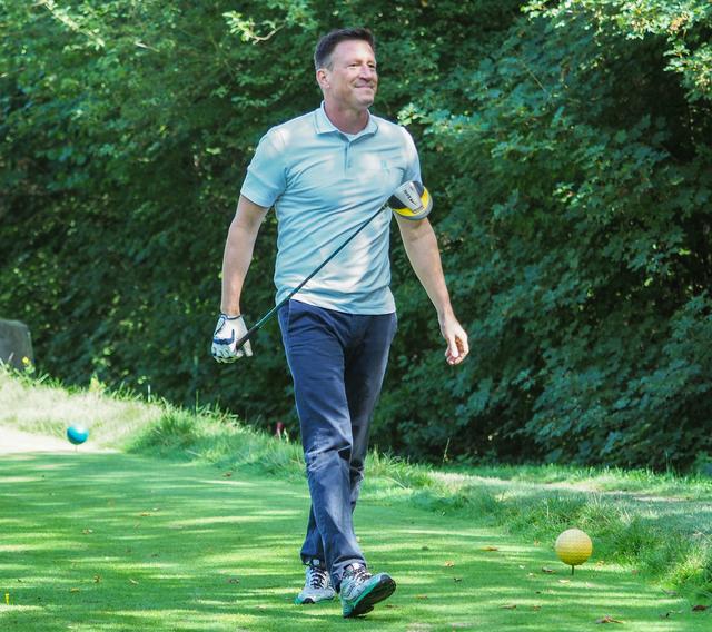 Der Ur-Werdener Christian Keller hat ein recht ansehnliches Handicap von 26.
Foto: Debus-Gohl

