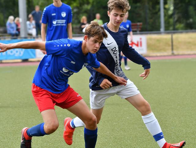 Hoch her ging es bei den Löwentaler B-Junioren.
Foto: Bangert