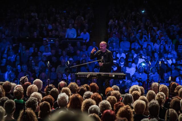 Dieter Falk beim Rockkonzert in Wuppertal im Mai 2019