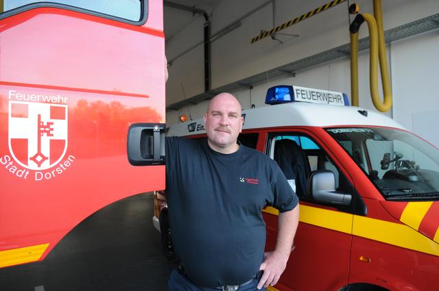 Jörg Wischnewski ist von Beruf Feuerwehrmann und spendete innerhalb eines knappen Jahres gleich zweimal Stammzellen an seinen genetischen Zwilling in den USA. Foto: Markus Terwellen