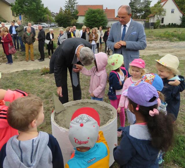 Gotha live: Grundsteinlegung des neuen Kindergarten in Gotha-West // 13 
