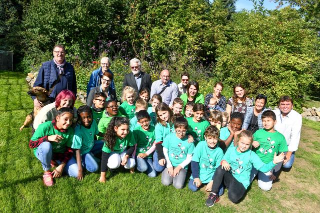 Wie der Schulgarten letztlich aussehen soll entschieden die Schüler ganz demokratisch im Schülerparlament.