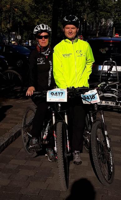 Andrea und Ansgar Berg stellten sich am zweiten Tag des P-Weg der Mountainbike-Strecke