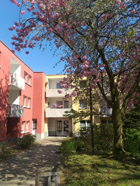 Eingang der DRK Begegnungsstätte in Neuasseln