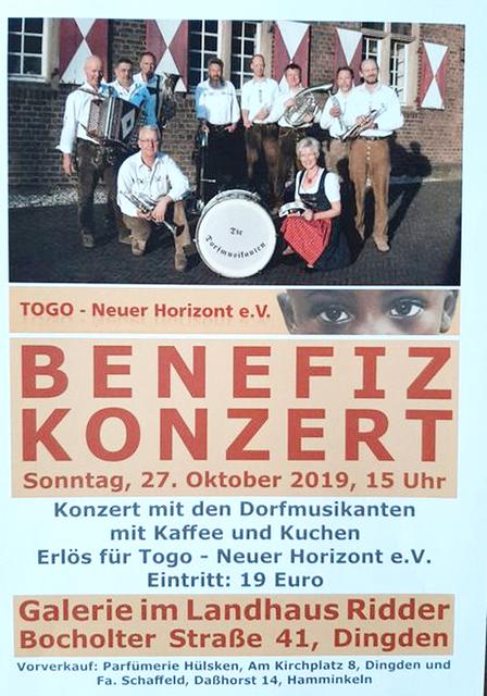 Die "Dorfmusikanten" aus Ringenberg musizieren wieder für einen guten Zweck. Dieses Mal am Sonntag, 27. Oktober, um 15 Uhr in der "Galerie" im Landhaus Ridder in Dingden.