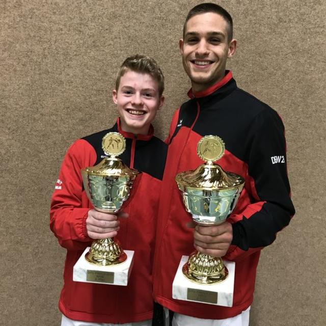 Nico Reinhardt und Max Merfeld (v.li.)