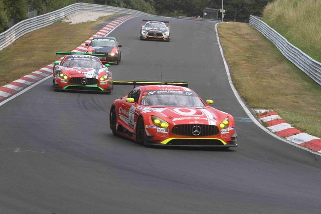 Maximilian Götz vom AMC Duisburg e. V. im GetSpeed Mercedes AMG GT3