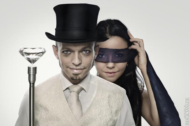 Das Magier-Duo Timothy Trust & Diamond.