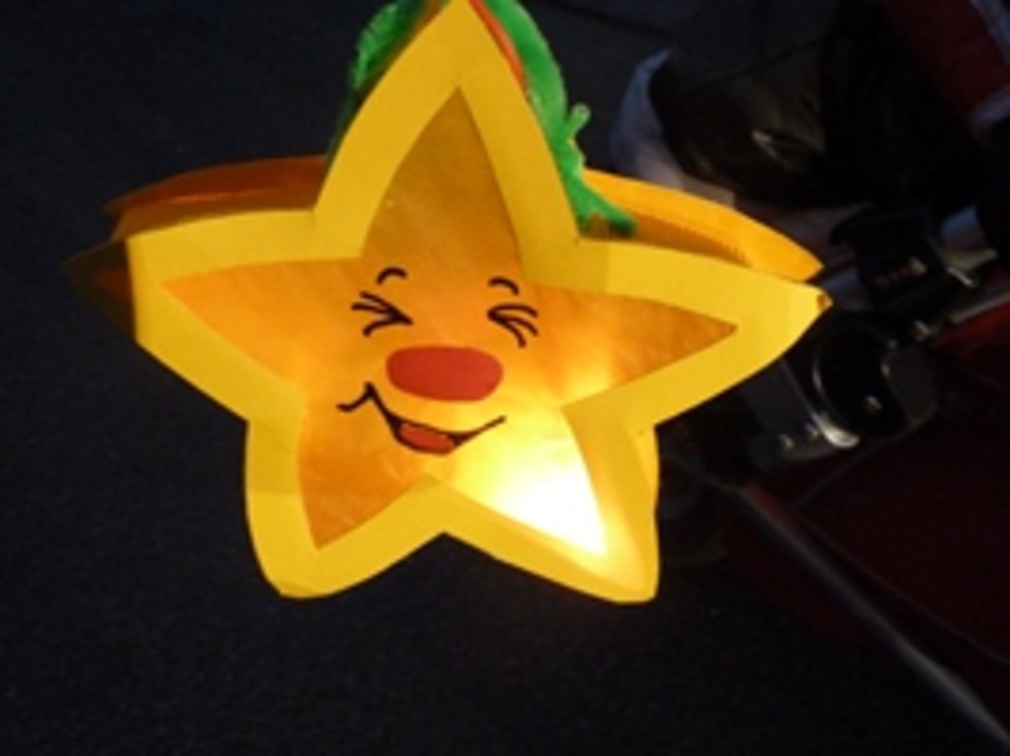 Festliche Lichter in der dunklen Jahreszeit: Kindergarten Distelpink