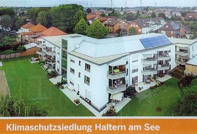So sieht beispielsweise eine geplante Klimaschutzsiedlung in Haltern am See. aus. Foto: LK-Archiv