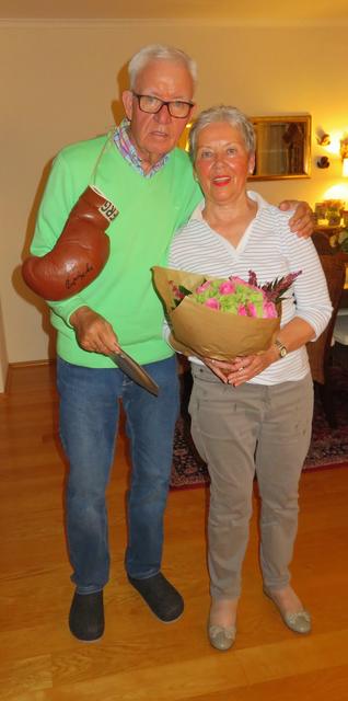 DBS-Ehrenmitglied Bernd Kramer mit seiner Gattin Helga.