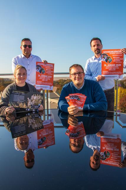 Vorstellung des Programms in der Sky Longue des Hotels Clivia