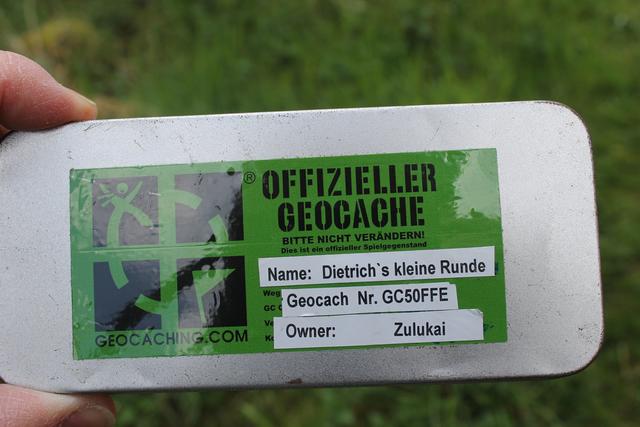 Offizieller Geocache (Beispiel-Bild)